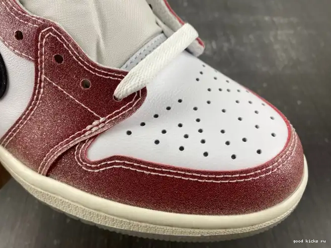 'RED BLACK' LOW 1 X JORDAN AIR OG ROOM TROPHY FN0432-017 0528